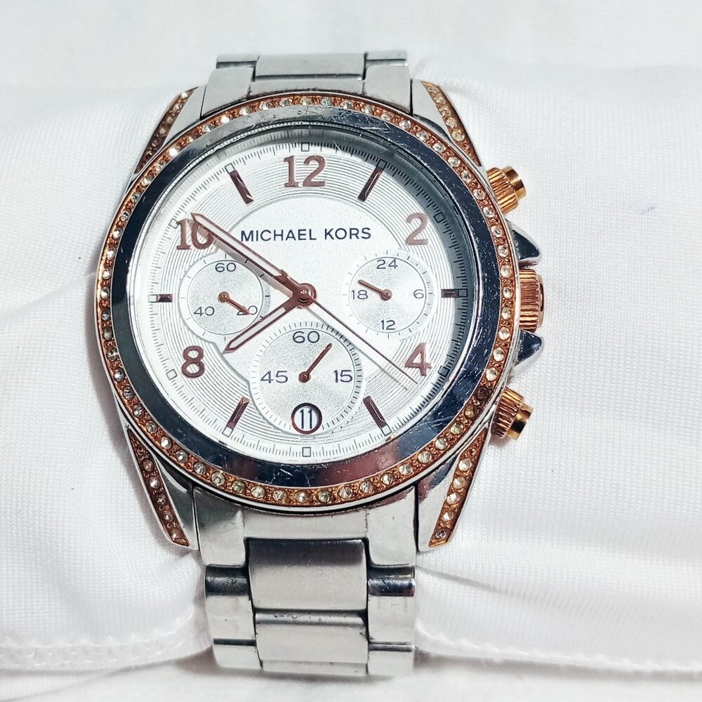 Michael Kors Silver and Gold Women's Watch